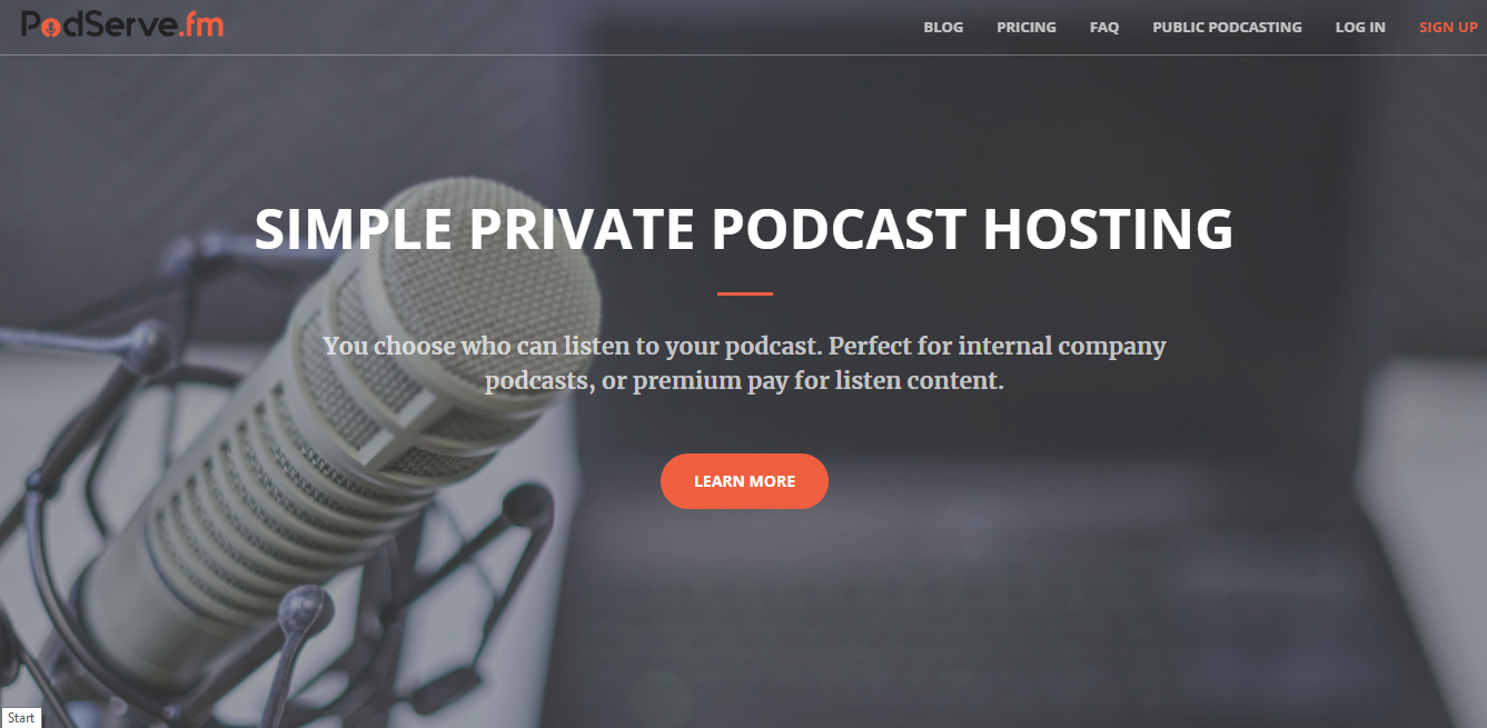podserve.fm private podcasting